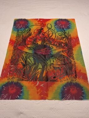 Alice in Wonderland tie-dye tapestry
